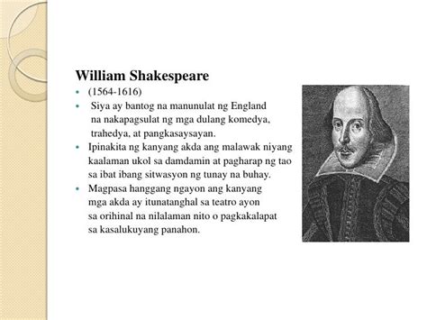 Naging trabaho ni william shakespeare